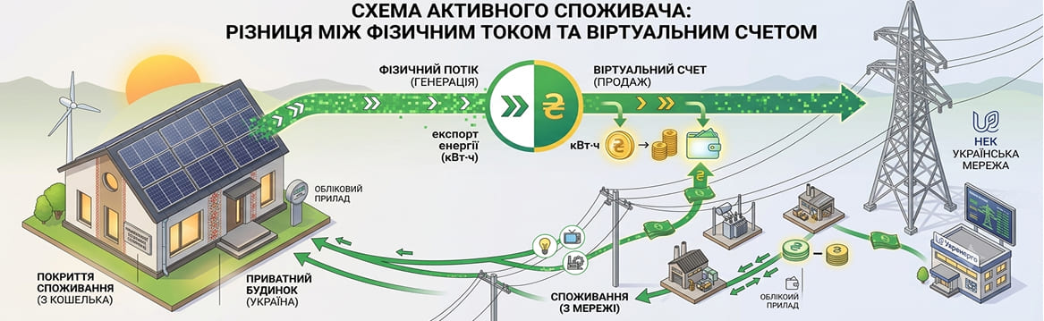 Механізм самовиробництва (Net Billing): Нова архітектура децентралізованої генерації України