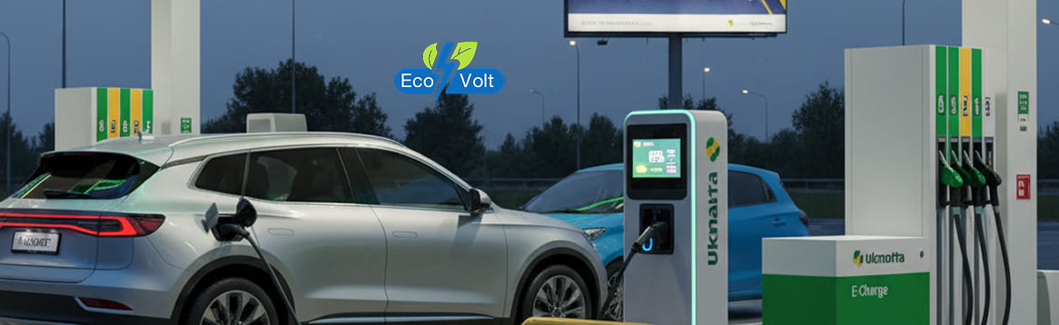 Ukrnafta устанавливает 22 новые быстрые зарядные станции для электромобилей по Украине