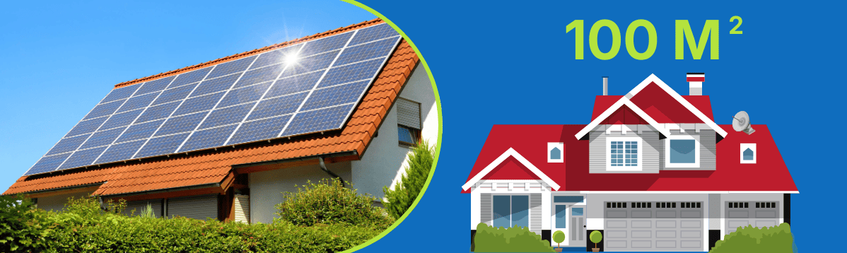 Сонячна електростанція для будинку 100 м²: як визначити оптимальну кількість панелей?